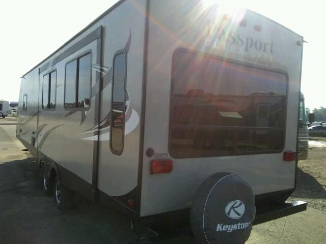 4YDT28923GT410520 - 2016 TRAV TRAILER GRAY photo 3