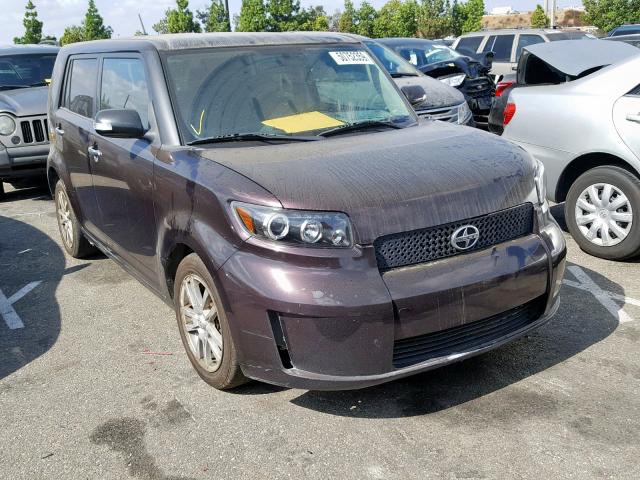 JTLKE50E881047984 - 2008 TOYOTA SCION XB ბურგუნდია ფოტო 1