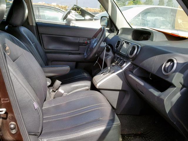 JTLKE50E881047984 - 2008 TOYOTA SCION XB ბურგუნდია ფოტო 5