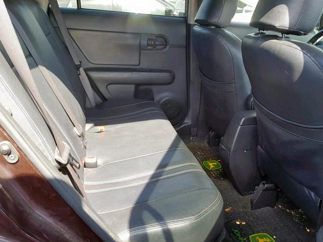 JTLKE50E881047984 - 2008 TOYOTA SCION XB ბურგუნდია ფოტო 6