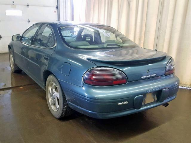 1G2WJ52K3VF332672 - 1997 PONTIAC GRAND PRIX GREEN photo 3