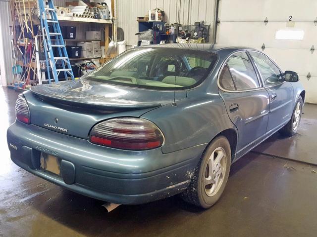 1G2WJ52K3VF332672 - 1997 PONTIAC GRAND PRIX GREEN photo 4