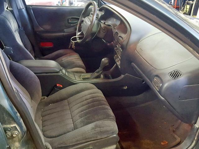 1G2WJ52K3VF332672 - 1997 PONTIAC GRAND PRIX GREEN photo 5