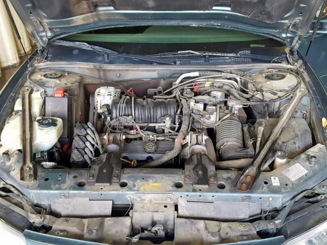 1G2WJ52K3VF332672 - 1997 PONTIAC GRAND PRIX GREEN photo 7