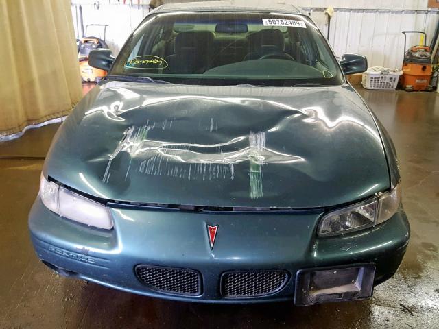 1G2WJ52K3VF332672 - 1997 PONTIAC GRAND PRIX GREEN photo 9