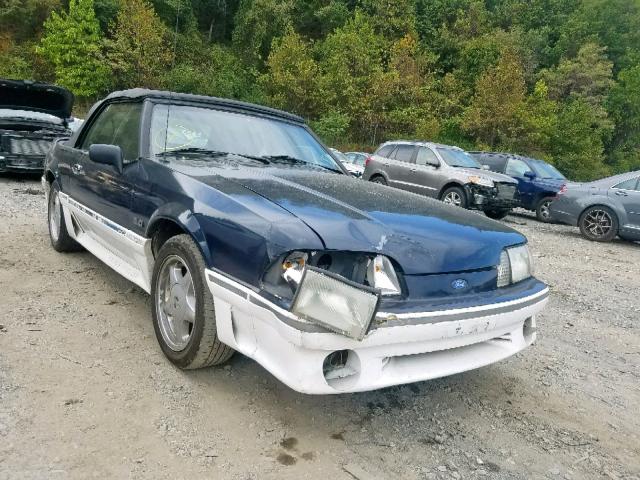 1FABP45E7JF292802 - 1988 FORD MUSTANG GT BLUE photo 1