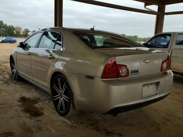 1G1ZC5EB7AF263289 - 2010 CHEVROLET MALIBU 1LT GOLD photo 3