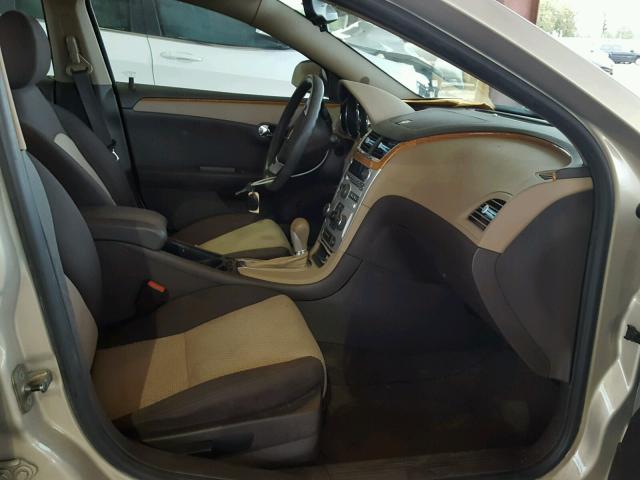 1G1ZC5EB7AF263289 - 2010 CHEVROLET MALIBU 1LT GOLD photo 5