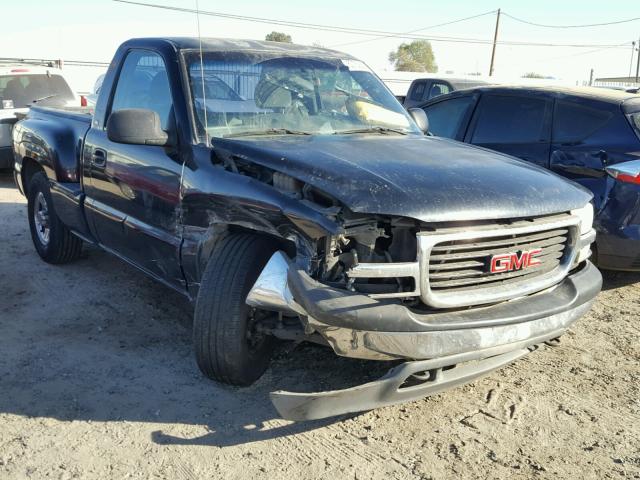 1GTEC14W61Z215428 - 2001 GMC NEW SIERRA BLACK photo 1