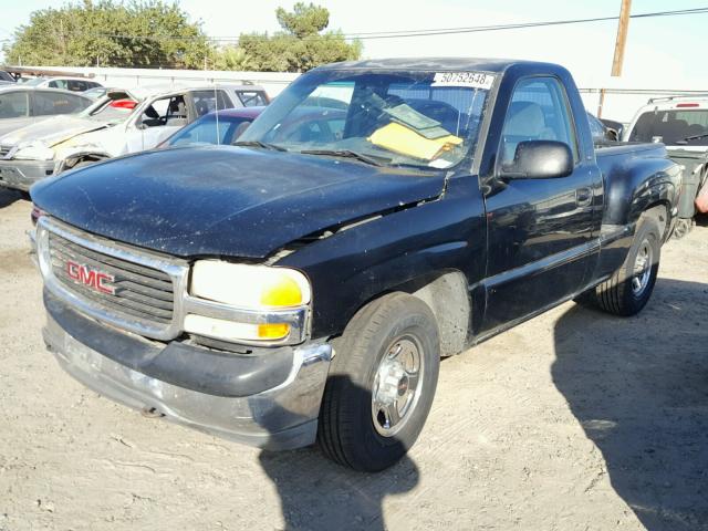 1GTEC14W61Z215428 - 2001 GMC NEW SIERRA BLACK photo 2