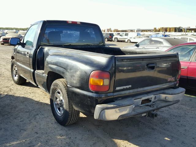 1GTEC14W61Z215428 - 2001 GMC NEW SIERRA BLACK photo 3