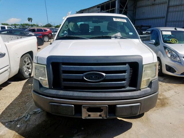 1FTNF1CF4BKD83488 - 2011 FORD F150 WHITE photo 9