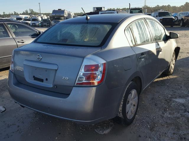 3N1AB61E57L709860 - 2007 NISSAN SENTRA 2.0 SILVER photo 4