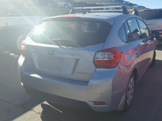 JF1GPAA6XE9227952 - 2014 SUBARU IMPREZA BA SILVER photo 4