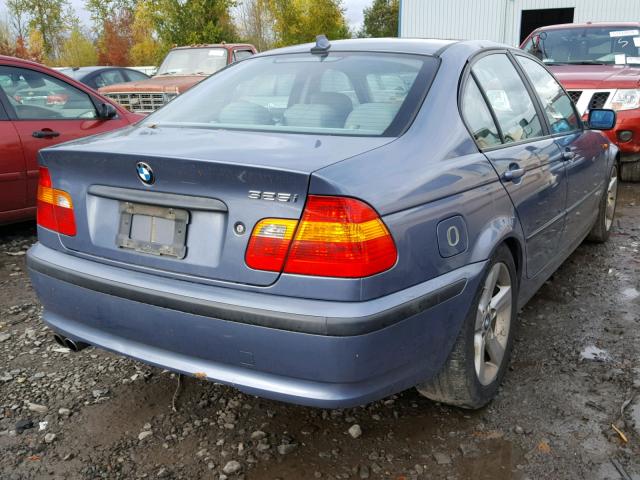 WBAAZ334X4KP82342 - 2004 BMW 325 IS SUL BLUE photo 4