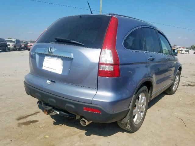 JHLRE48737C040795 - 2007 HONDA CR-V EXL SILVER photo 4