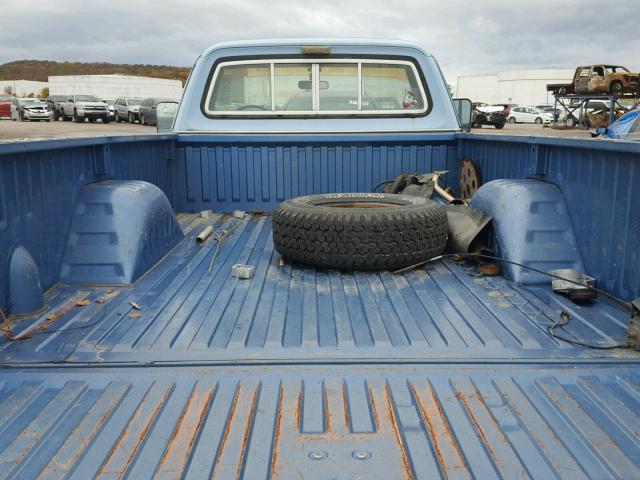 D14BF7S021420 - 1977 DODGE RAM 100 BLUE photo 6