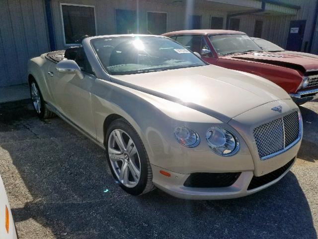 SCBGT3ZA2DC081917 - 2013 BENTLEY CONTINENTA BEIGE photo 1