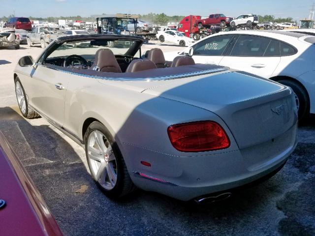 SCBGT3ZA2DC081917 - 2013 BENTLEY CONTINENTA BEIGE photo 3