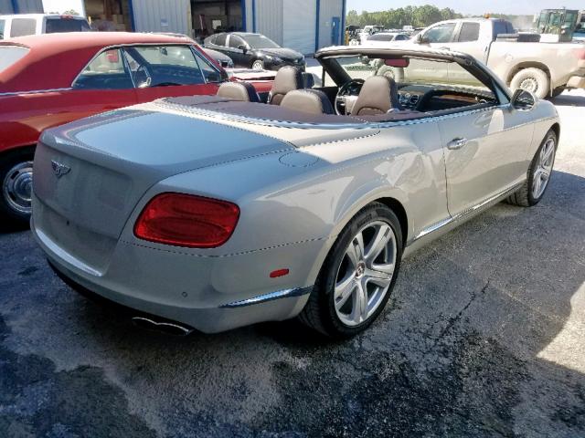 SCBGT3ZA2DC081917 - 2013 BENTLEY CONTINENTA BEIGE photo 4