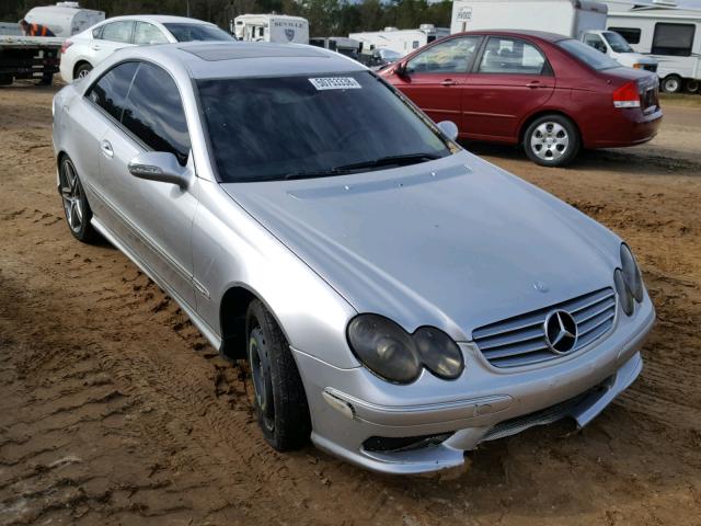 WDBTJ75J85F136478 - 2005 MERCEDES-BENZ CLK 500 SILVER photo 1