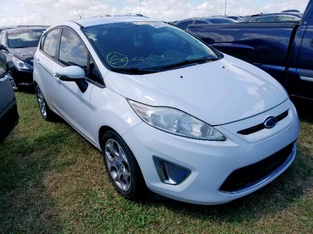 3FADP4FJXCM106418 - 2012 FORD FIESTA SES WHITE photo 1