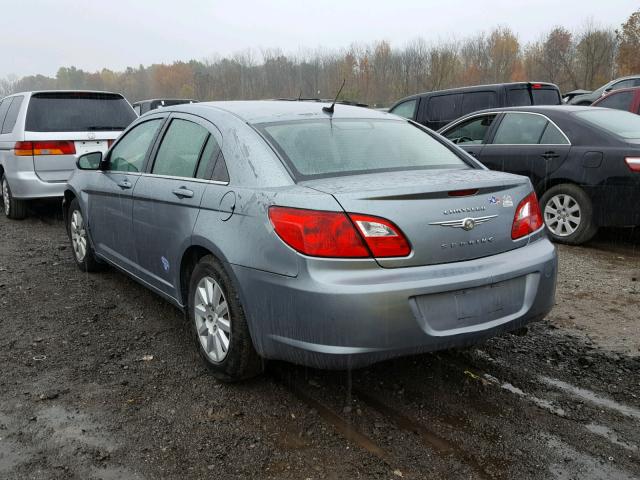 1C3LC46B39N507516 - 2009 CHRYSLER SEBRING LX BLUE photo 3