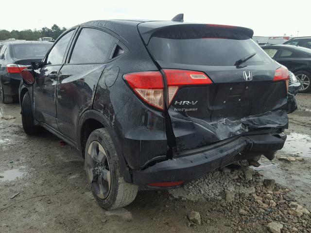 3CZRU5H51JM716469 - 2018 HONDA HR-V EX BLACK photo 3