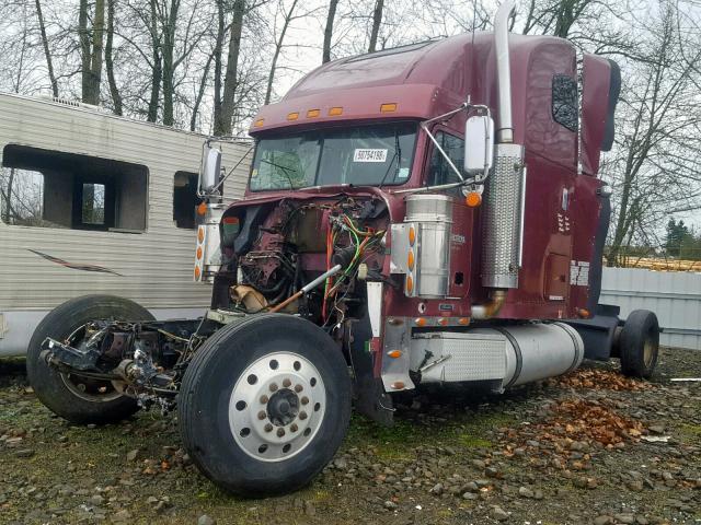 1FUJF6CK87DY51350 - 2007 FREIGHTLINER CONVENTION RED photo 2