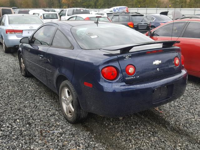 1G1AT18H597210442 - 2009 CHEVROLET COBALT LT BLUE photo 3