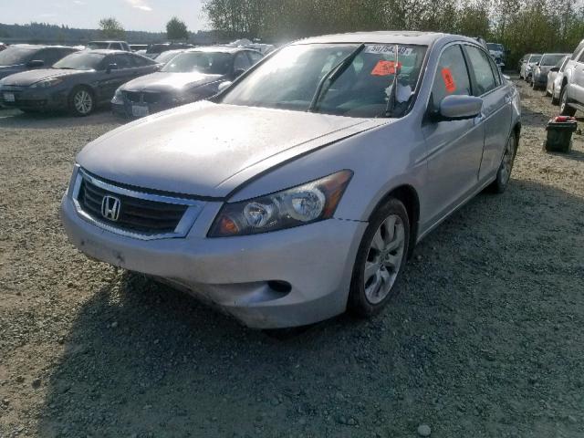 1HGCP36839A031839 - 2009 HONDA ACCORD EXL SILVER photo 2