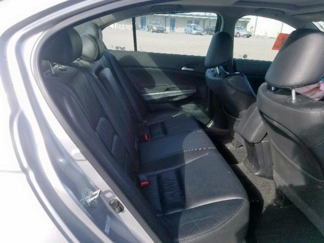 1HGCP36839A031839 - 2009 HONDA ACCORD EXL SILVER photo 6