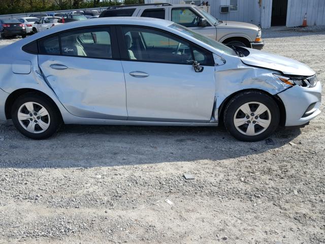 1G1BC5SM9H7147989 - 2017 CHEVROLET CRUZE LS BLUE photo 9