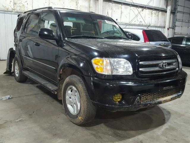 5TDBT48A61S001589 - 2001 TOYOTA SEQUOIA LI BLACK photo 1