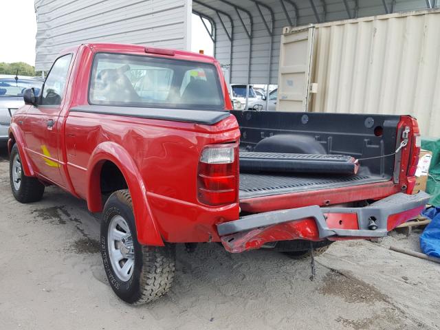 1FTYR10U73PB68120 - 2003 FORD RANGER RED photo 3