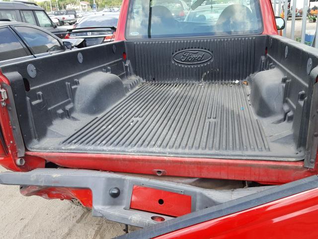 1FTYR10U73PB68120 - 2003 FORD RANGER RED photo 6