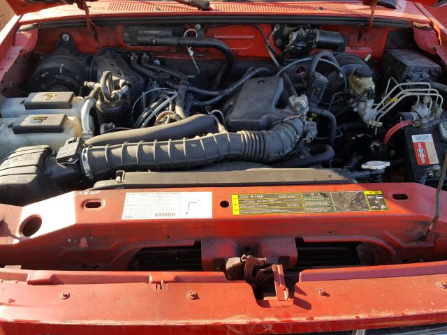 1FTYR10U73PB68120 - 2003 FORD RANGER RED photo 7