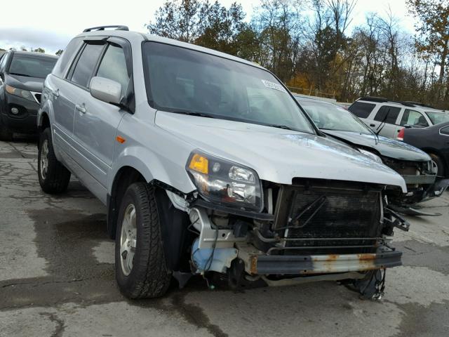 5FNYF18338B010914 - 2008 HONDA PILOT SE SILVER photo 1