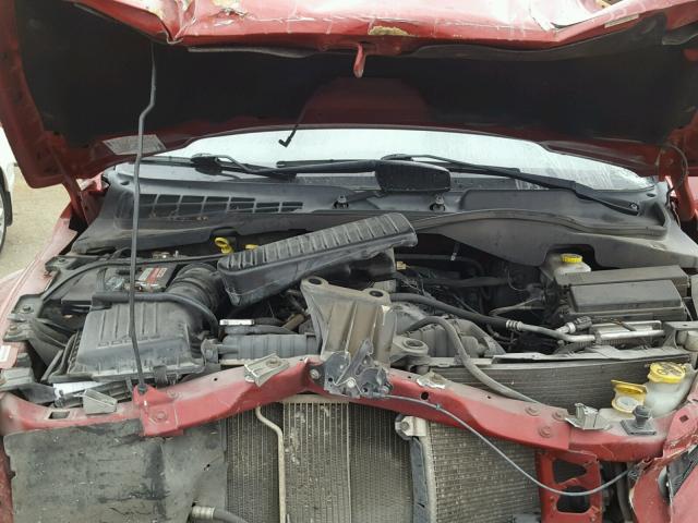 1D4HB48N66F144343 - 2006 DODGE DURANGO SL RED photo 7