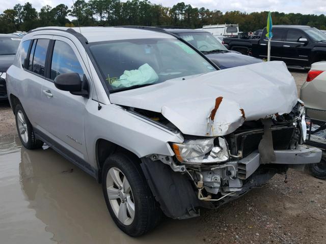 1C4NJCBB6DD230045 - 2013 JEEP COMPASS SP 银色 照片 1