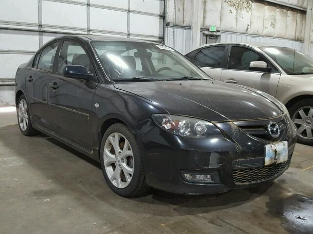 JM1BK324681129628 - 2008 MAZDA 3 S BLACK photo 1