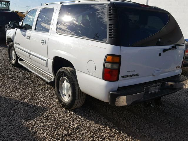 3GKEC16Z15G283458 - 2005 GMC YUKON XL C WHITE photo 3