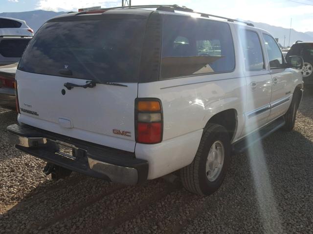 3GKEC16Z15G283458 - 2005 GMC YUKON XL C WHITE photo 4