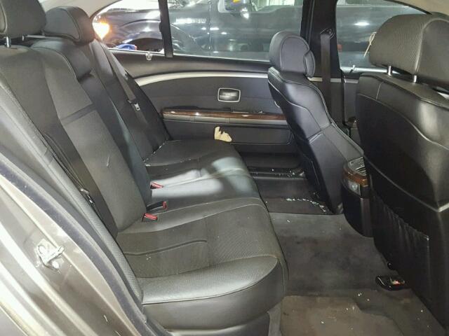 WBAGN63585DS60332 - 2005 BMW 745 LI GRAY photo 6