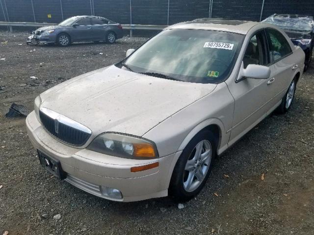1LNHM87A72Y698207 - 2002 LINCOLN LS 奶油色 照片 2