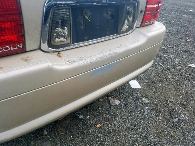 1LNHM87A72Y698207 - 2002 LINCOLN LS 奶油色 照片 9