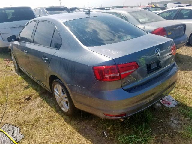 3VWLA7AJ3FM210508 - 2015 VOLKSWAGEN JETTA TDI GRAY photo 3