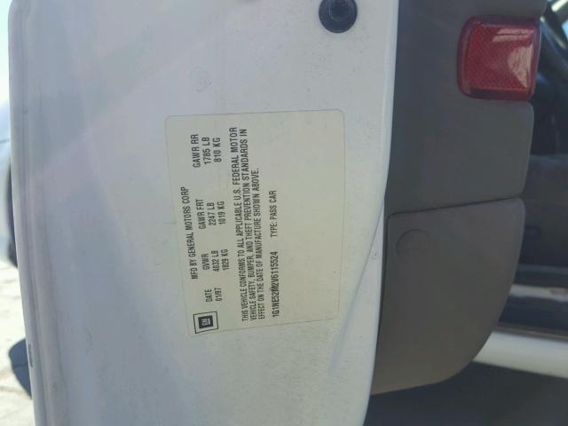 1G1NE52M2V6115524 - 1997 CHEVROLET MALIBU LS WHITE photo 10