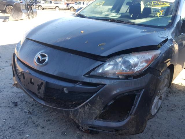 JM1BL1S6XA1234472 - 2010 MAZDA 3 S GRAY photo 9