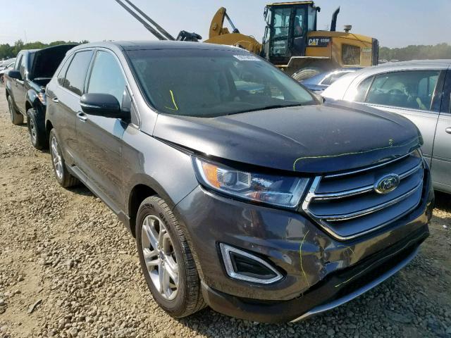 2FMPK3K93JBB15435 - 2018 FORD EDGE TITAN CHARCOAL photo 1